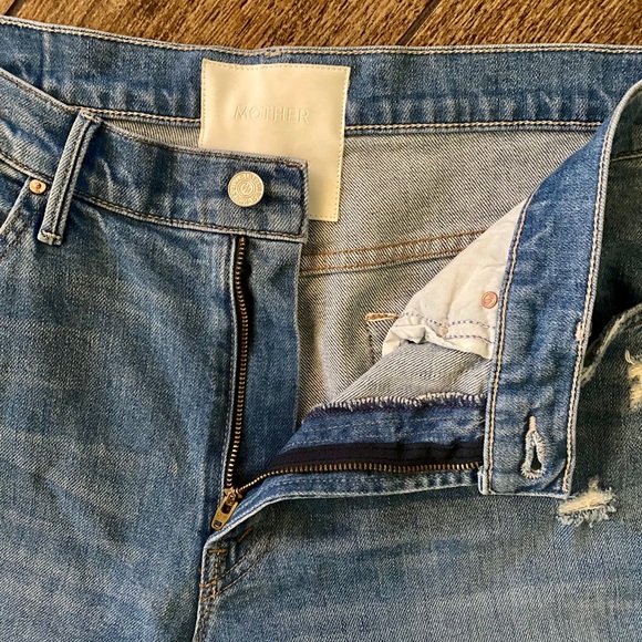 NWT MOTHER The Ankle Insider Chew, Destroyed Bills - Picture 12 of 16